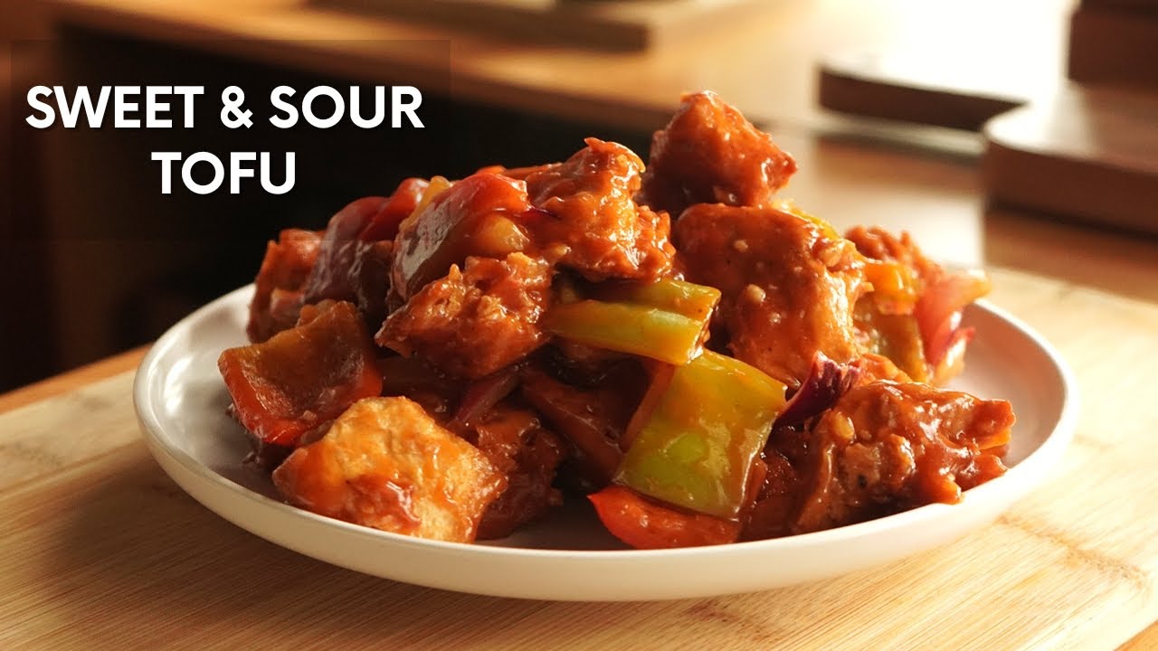 How to cook Vegan Sweet and Sour Tofu | Tasty Tofu Recipe