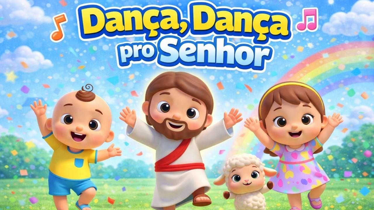 Dança, Dança pro Senhor 👶🎶 | Música Infantil Cristã | Pequenos com Jesus