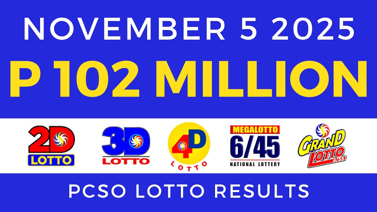 Lotto Result Today November 5 2025 9pm