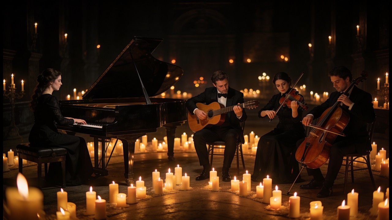 For the Ones Who Listen with Closed Eyes 🎻 Baroque Strings, Piano & Classical Guitar 🕯️