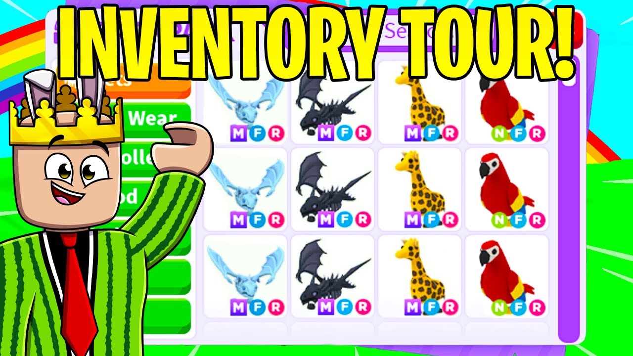 RICHEST ADOPT ME INVENTORY TOUR (MEGA NEON PETS)