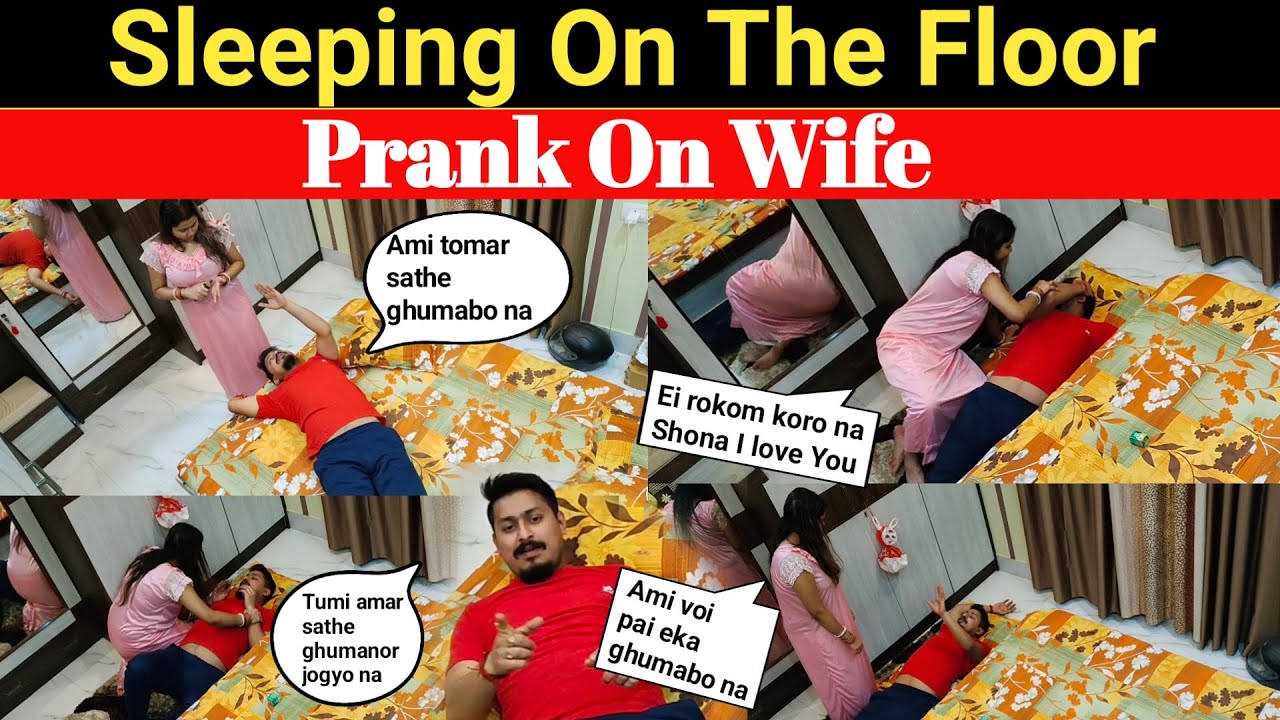 Sleeping On The Couch || Prank On Wife || Sleeping On The Floor || Her Angry Reaction