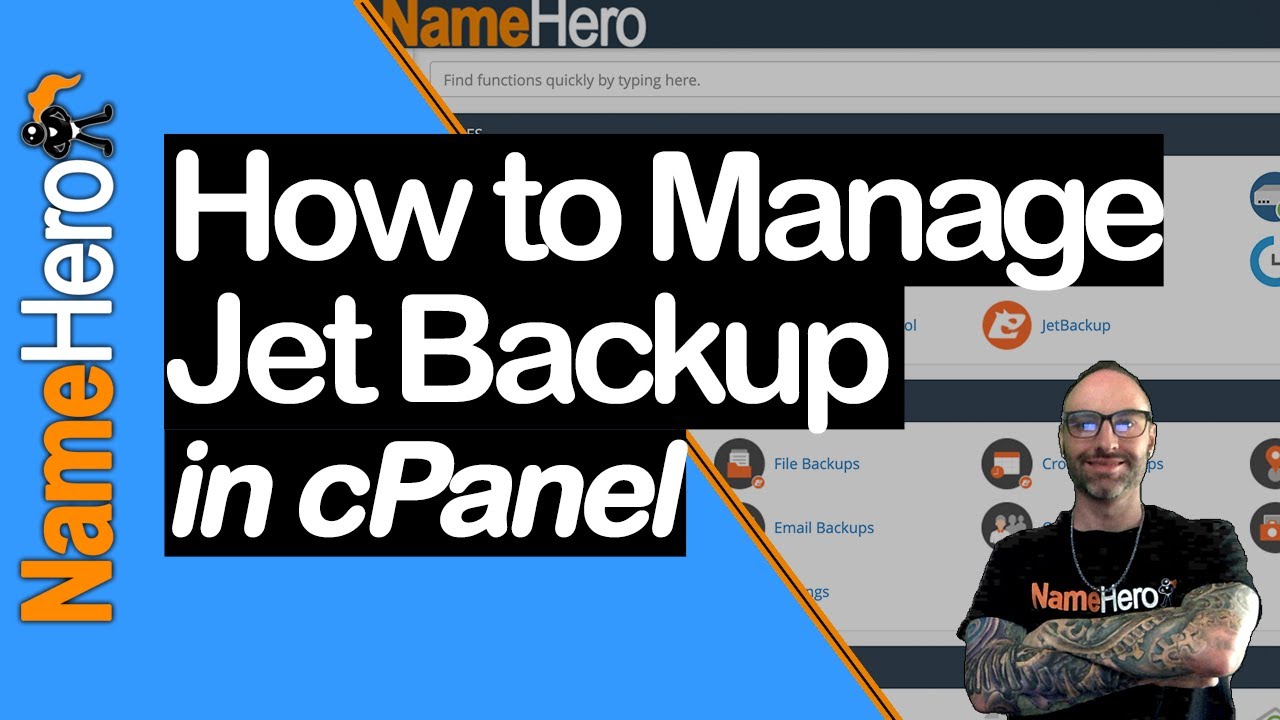 How To Manage And Restore Jet Backups Inside cPanel