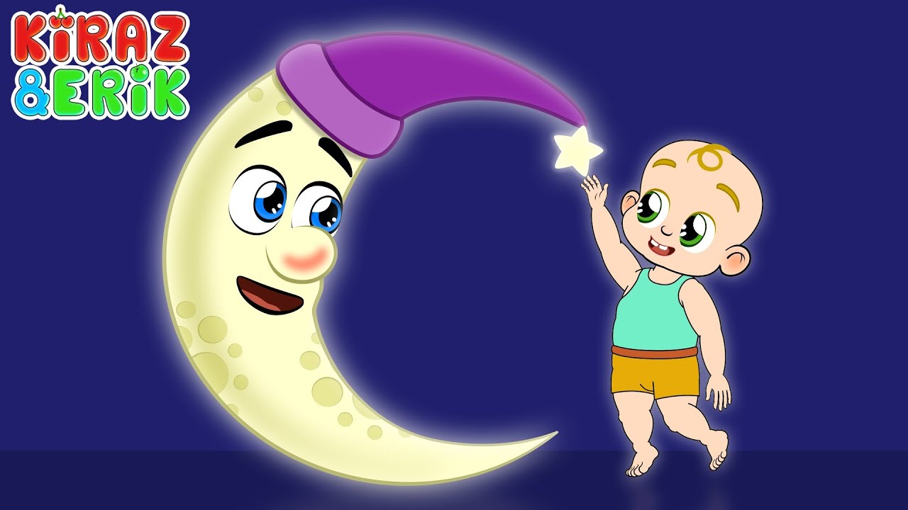 🌜 AY DEDE ŞARKISI 🌛 YENİ ✨ Eğlenceli Çocuk ve Bebek Şarkıları | Okul Öncesi | Kiraz ve Erik