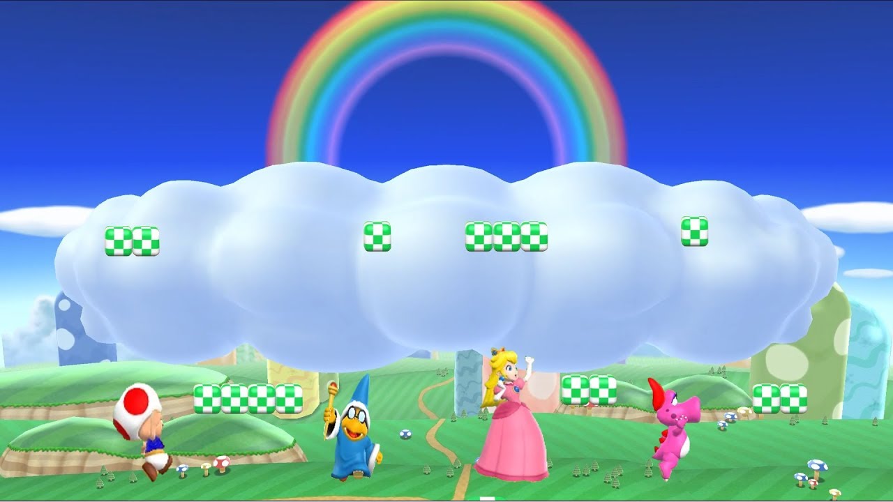 Mario Party 9 Garden Battle - Toad vs Kamek vs Birdo vs Peach (Master Difficult) #10 Mario Gaming