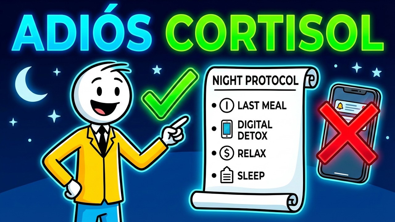 El Protocolo Nocturno para Eliminar tu cortisol (Rutina de Noche explicada)