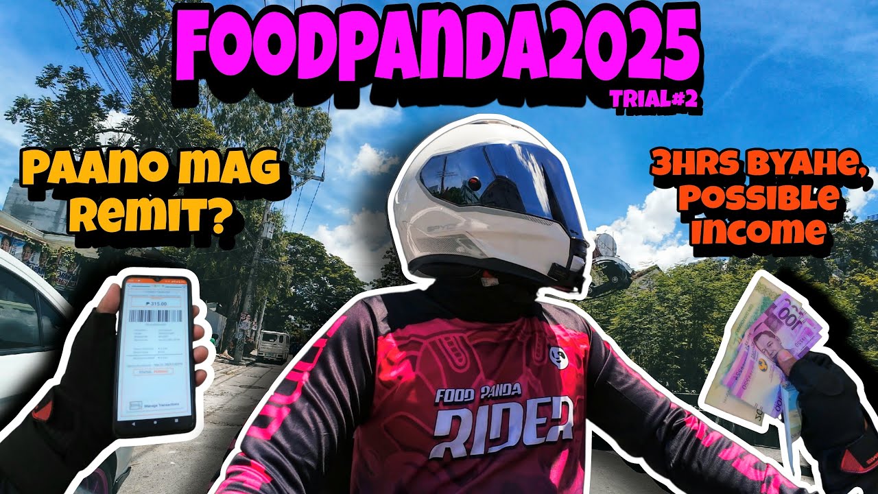 Paano mag remit sa FoodPanda | 3hrs na byahe magkano kaya kitain