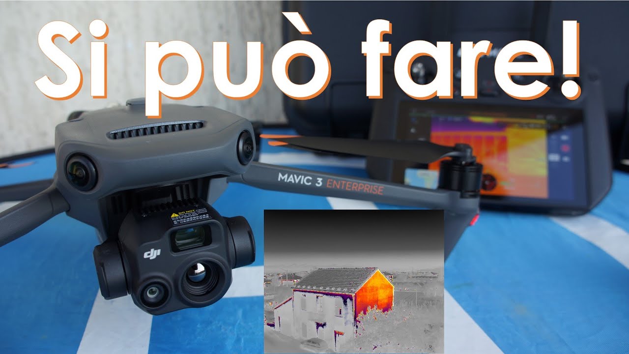 DJI MAVIC 3T ENTERPRISE, SI PUO' FARE TERMOGRAFIA, TERMOGRAMMA