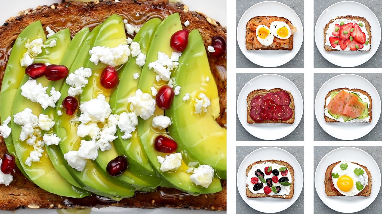 12 Energy-Boosting Breakfast Toasts