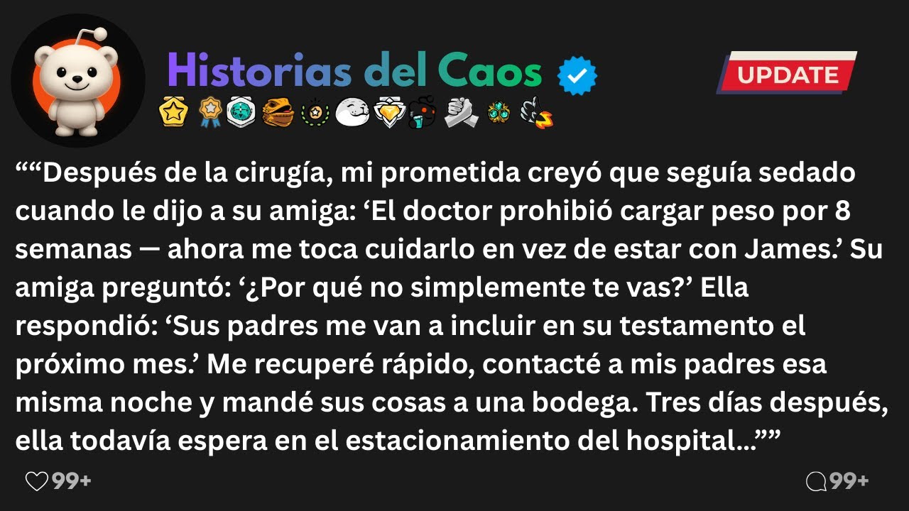 “Después de la cirugía, mi prometida creyó que seguía sedado cuando le dijo a su amiga: ‘El doctor