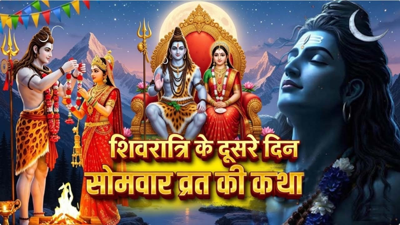 16 सोमवार व्रत कथा l Somvar Vrat Katha l Shiv ki kahani l Shivratri ke dusre din