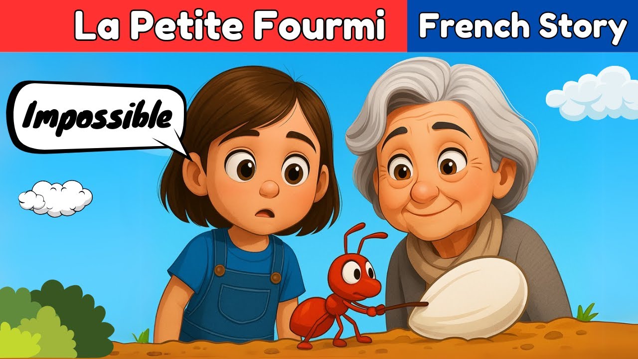 La Petite Fourmi | French Stories for Beginners | Easy French Mastery