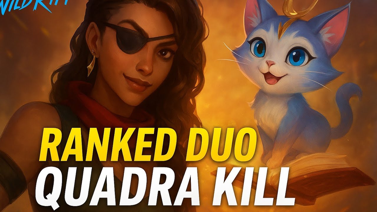 Samira + Yuumi Ranked Duo | Insane Quadra Kill Wild Rift Highlights