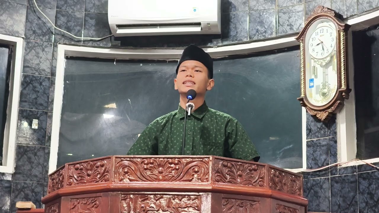 ceramah malam ramadhan minggu tgl 08 03 2026 oleh ustad remaja dari MAN 1;