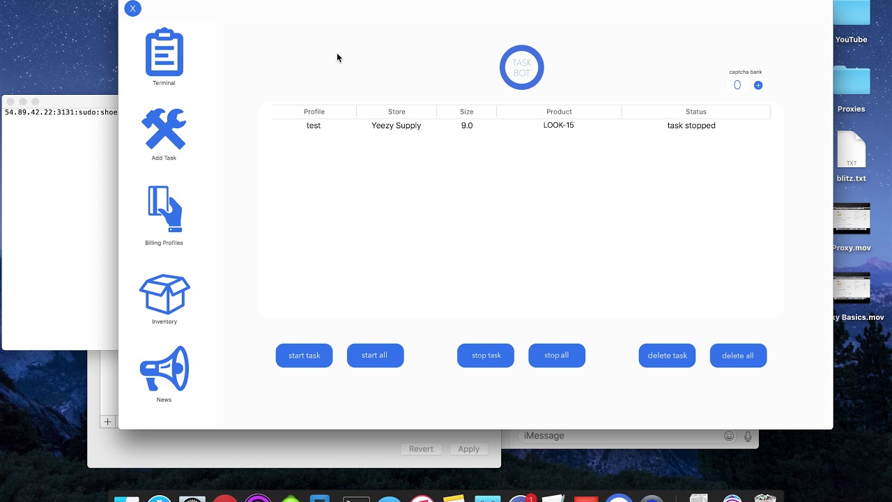 TaskBot (Proxies & Smart Search)