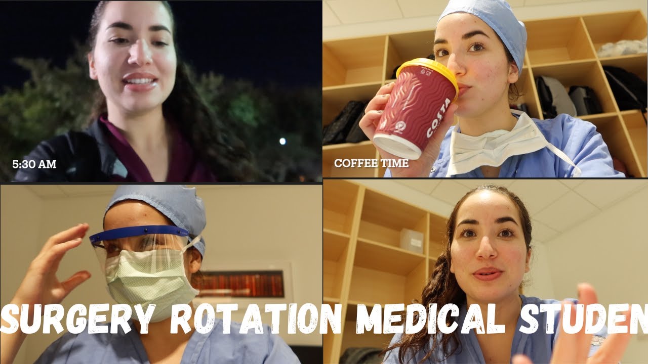 DAY IN THE LIFE OF A 3rd year MEDICAL STUDENT IN SURGERY ROTATION 🇺🇸 5AM wake-up time, 12-hour day