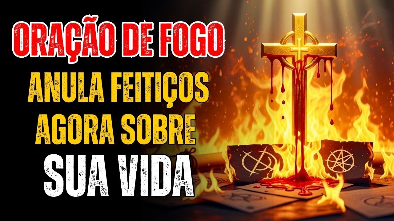 🩸 O Sangue de Jesus QUEIMA agora os feitiços feitos com seu nome: liberação total