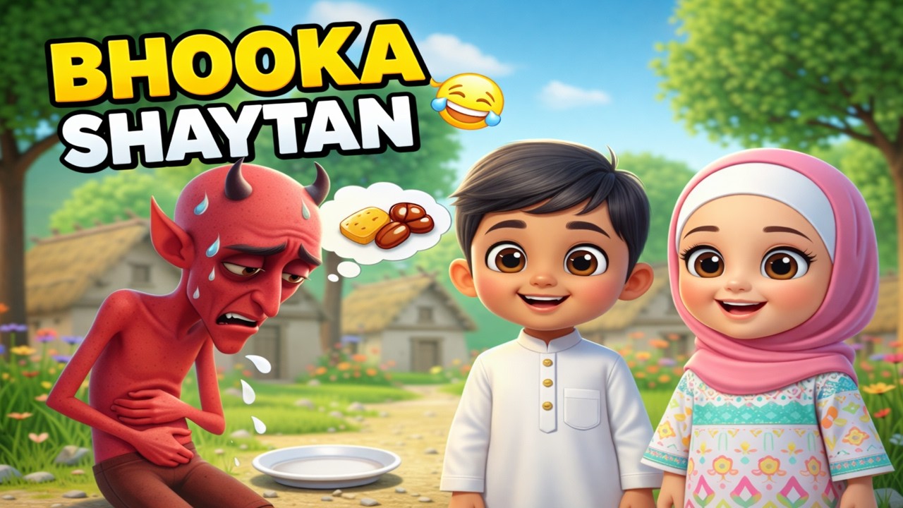 Shaytan Ko Lagi Bhook 😈😂 | Funny Ramadan Story for Kids