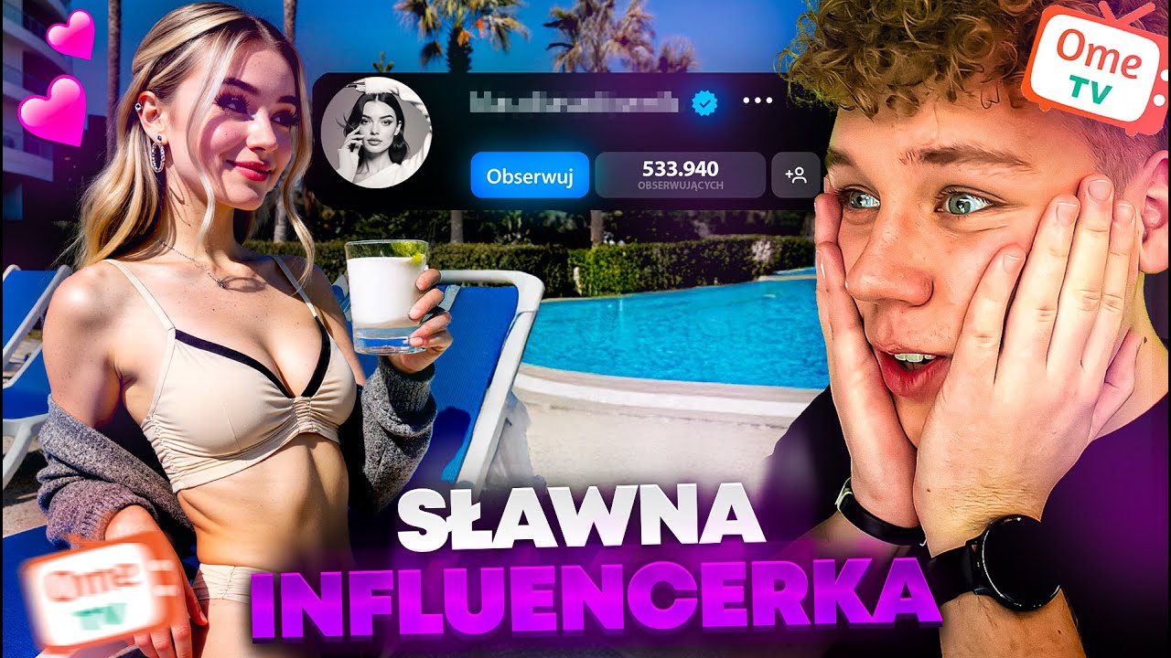 NIE WIEDZIAŁEM, ŻE PODRYWAM SŁAWNĄ INFLUENCERKĘ...  | OME TV RIZZ