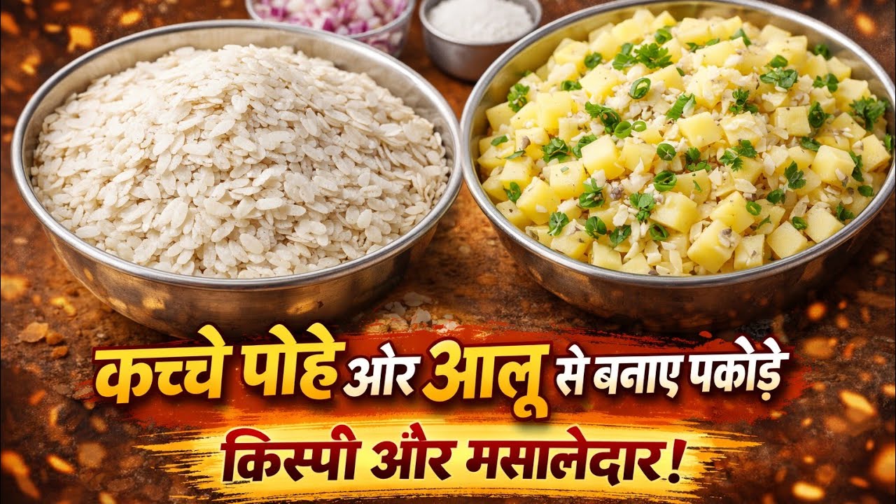 10min में एक कटोरी पोहा और एक आलू🥔 का कुरकुरा नाश्ता आप ऐसे बनाएंगे सब तारीफ करेंगे | poha recipe