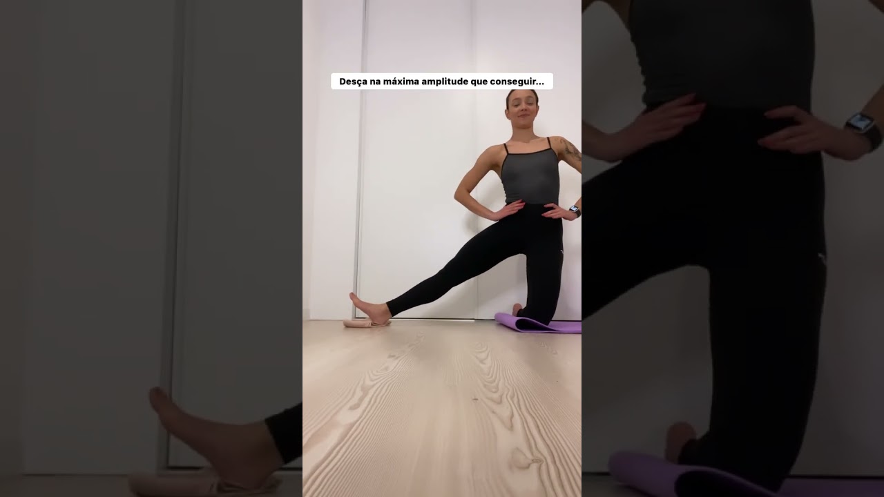 Flexibilidade ativa para SUSTENTAÇÃO DE PERNAS no ballet! 