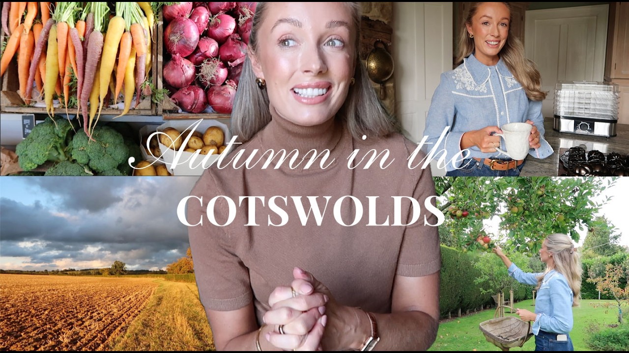 September Harvest 🥕 🧅 Cooking From Scratch  🍎 Apple Picking & Herb Preserving