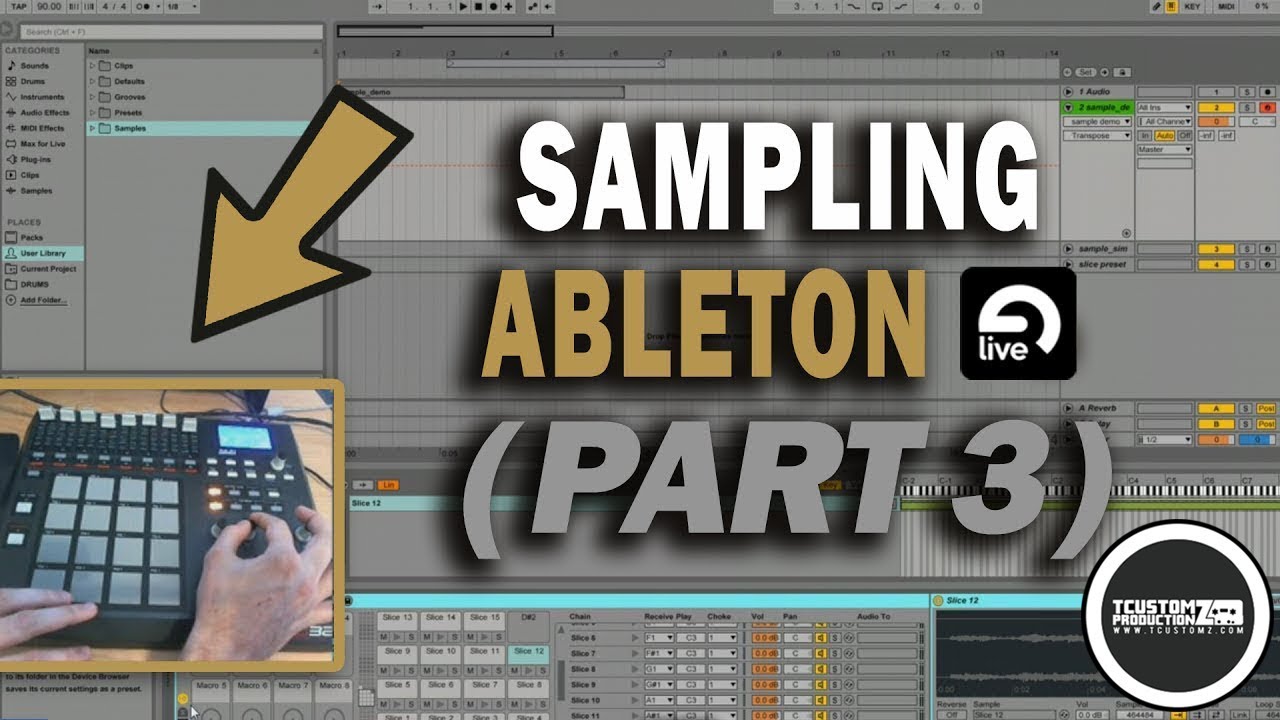 Как использовать сэмплы в Ableton Live 9 (часть 3): особенности Akai MPD32, MPC