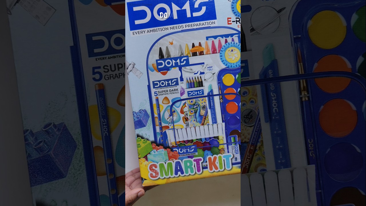 DOMS Smart kit unboxing with price | Khushi Gamre #doms