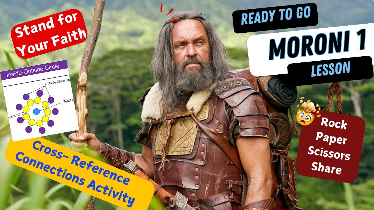 Moroni 1 Come Follow Me Seminary Lesson Rock Paper Scissors Share Cross Reference Connection
