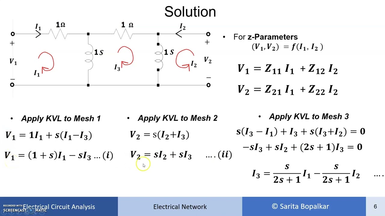 Z parameter Example2