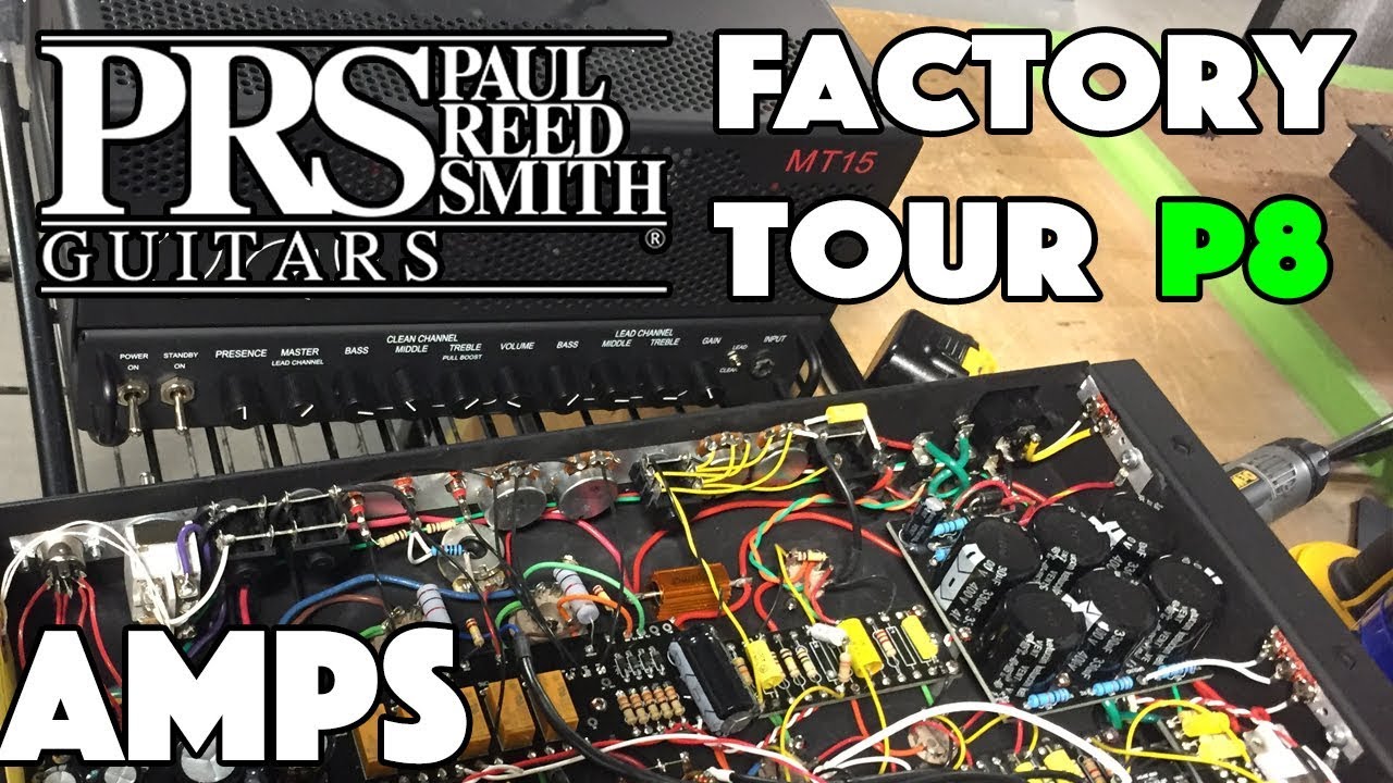 Tremonti MT15 !! - FINAL PRS Factory Tour Video - Pt 8 - GUITAR AMPS!