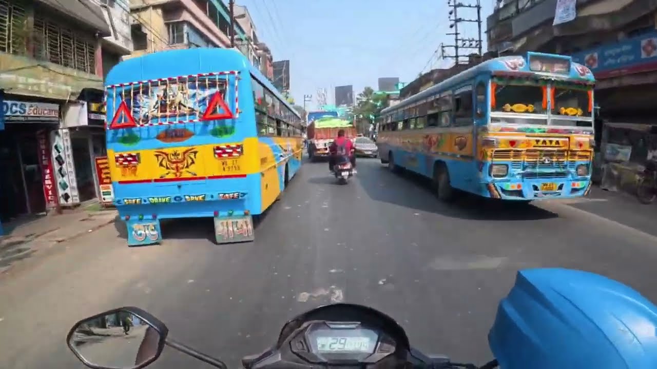 Kolkata to Bongaon 🏍😍