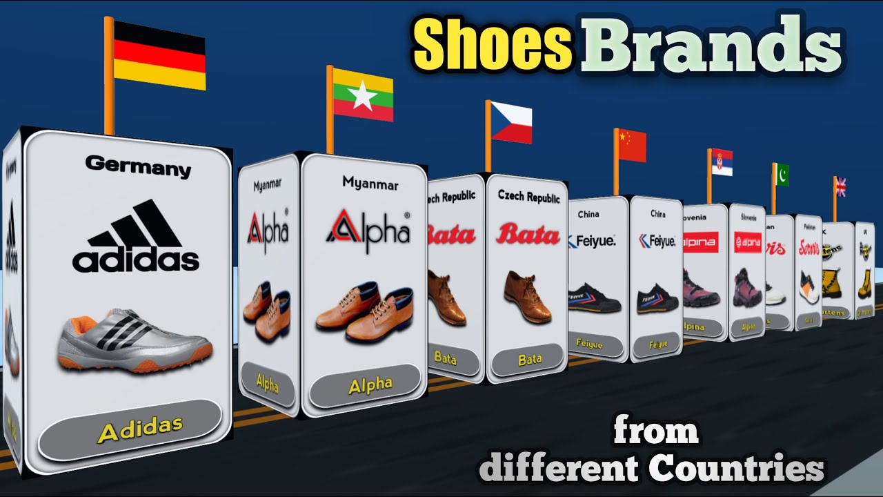 Shoes from different Countries | Shoes brands by Country
