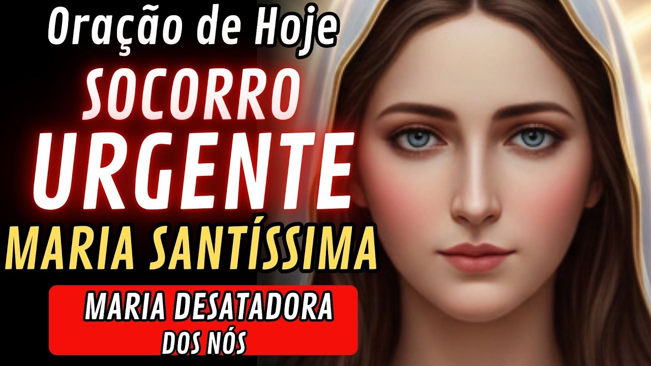 Maria Santíssima, Socorre-me nas Horas Difíceis | Oração para Acalmar o Coração #oraçãodamanhã