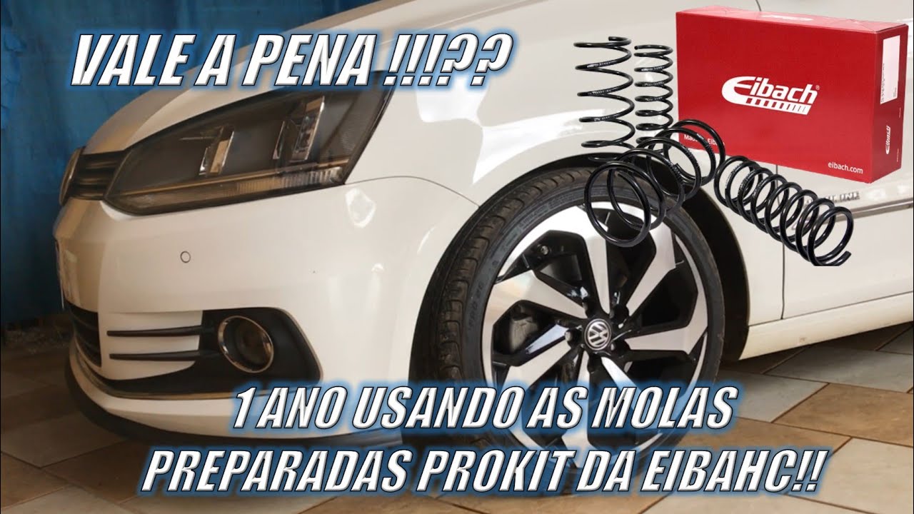 UM ANO USANDO MOLAS EIBACH NO FOX !!! VALE A PENA AS MOLAS ESPORTIVAS NO ARO 17 ? - QUAL RESULTADO ?