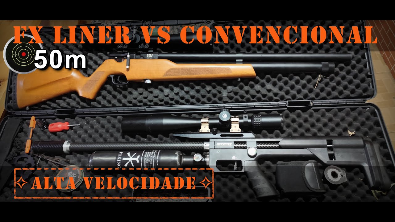 Teste de precisão em alta potência | FX Liner Superior VS Cano convencional.