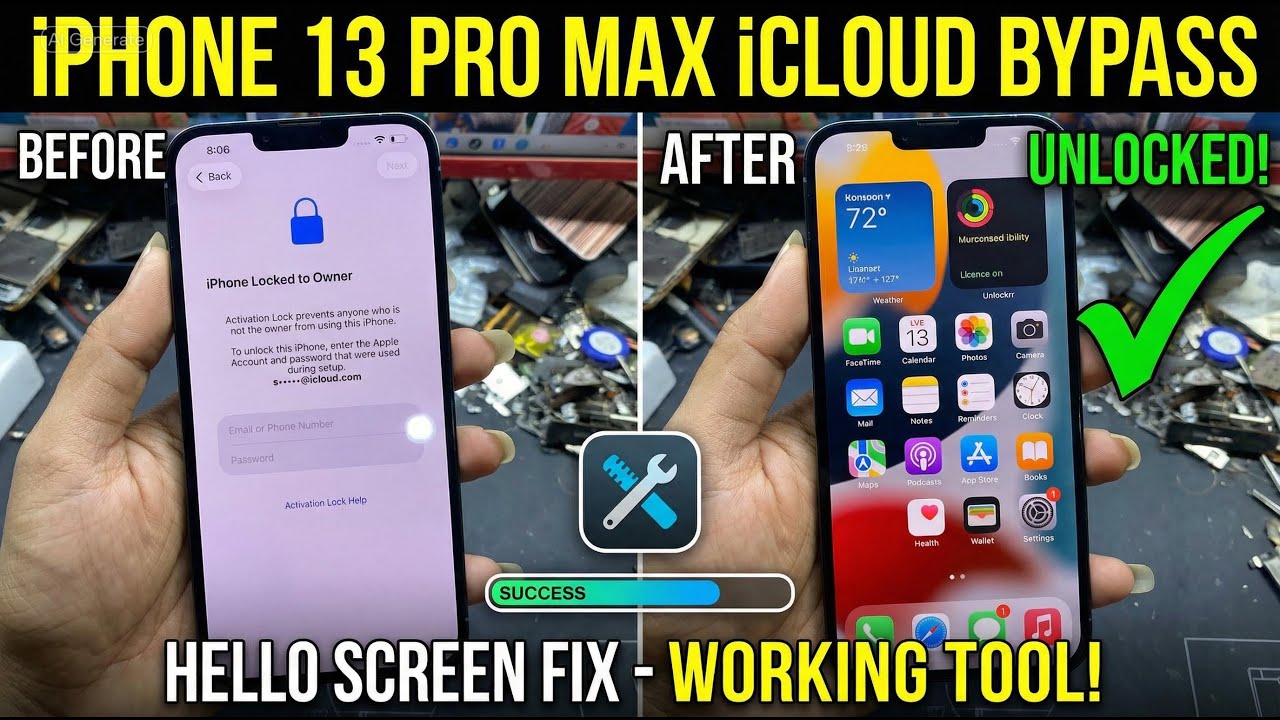 iPhone 13 Pro Max iCloud Hello Screen Bypass – Full Step-By-Step Guide