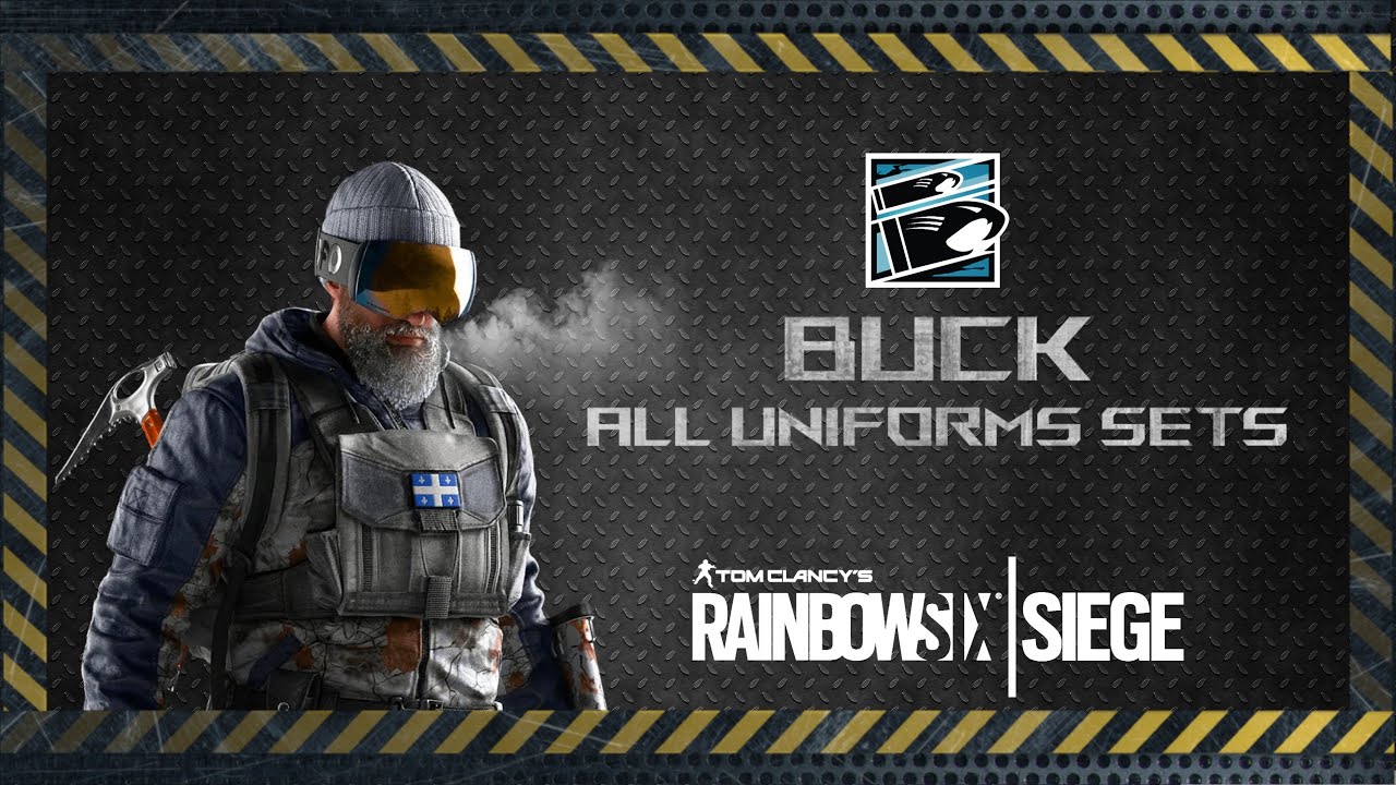 Buck All Uniforms including Elite and Black Ice Skin - Rainbow Six Siege | R6 News