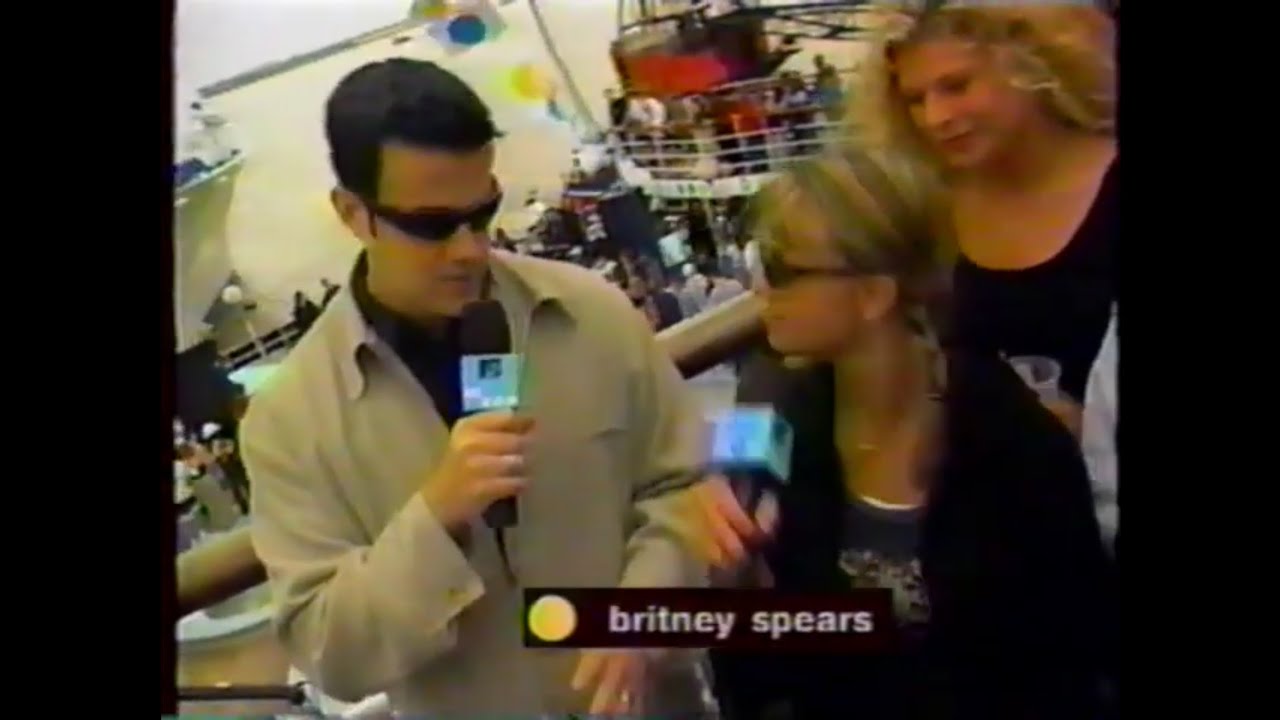 Pre-sexed up Britney Jean Spears hosts MTV Spring Break 1999 TRL with our guy Carson Daly, BayBay