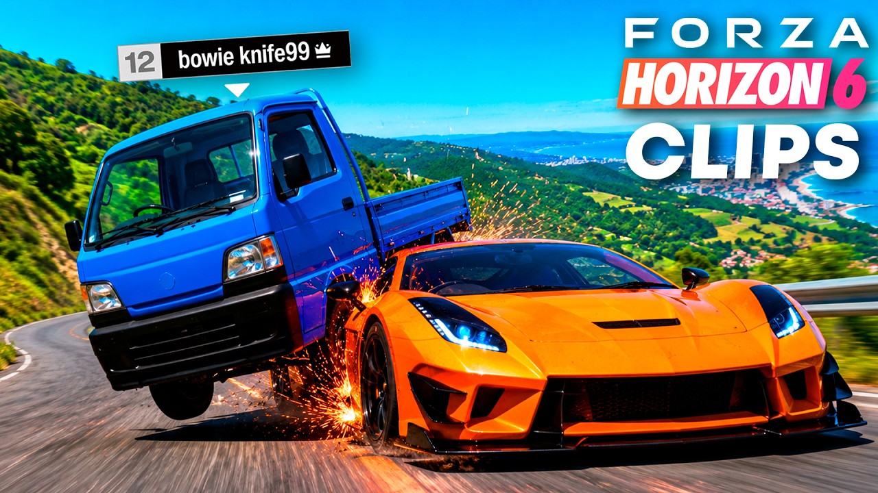 Лучшие моменты и забавные эпизоды из Forza Horizon 6 | Часть 4