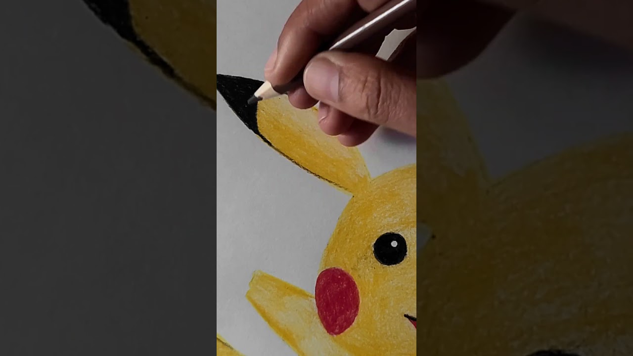 3D Pikachu drawing  #pikachudrawing #cartoondrawing #picturearts #realisticdrawing