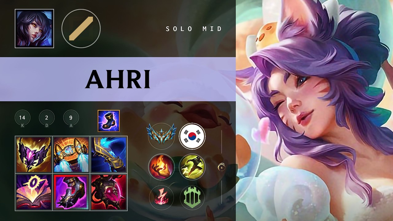 Ahri Mid vs Aurora - KR Challenger Patch 26.09
