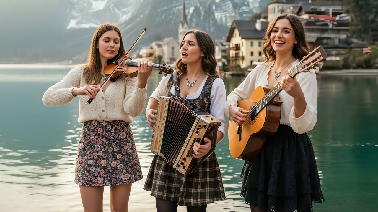 Flamenco, Accordion & Violin Relaxing Music in The Most Beautiful Lake &ndash; Hallstatt