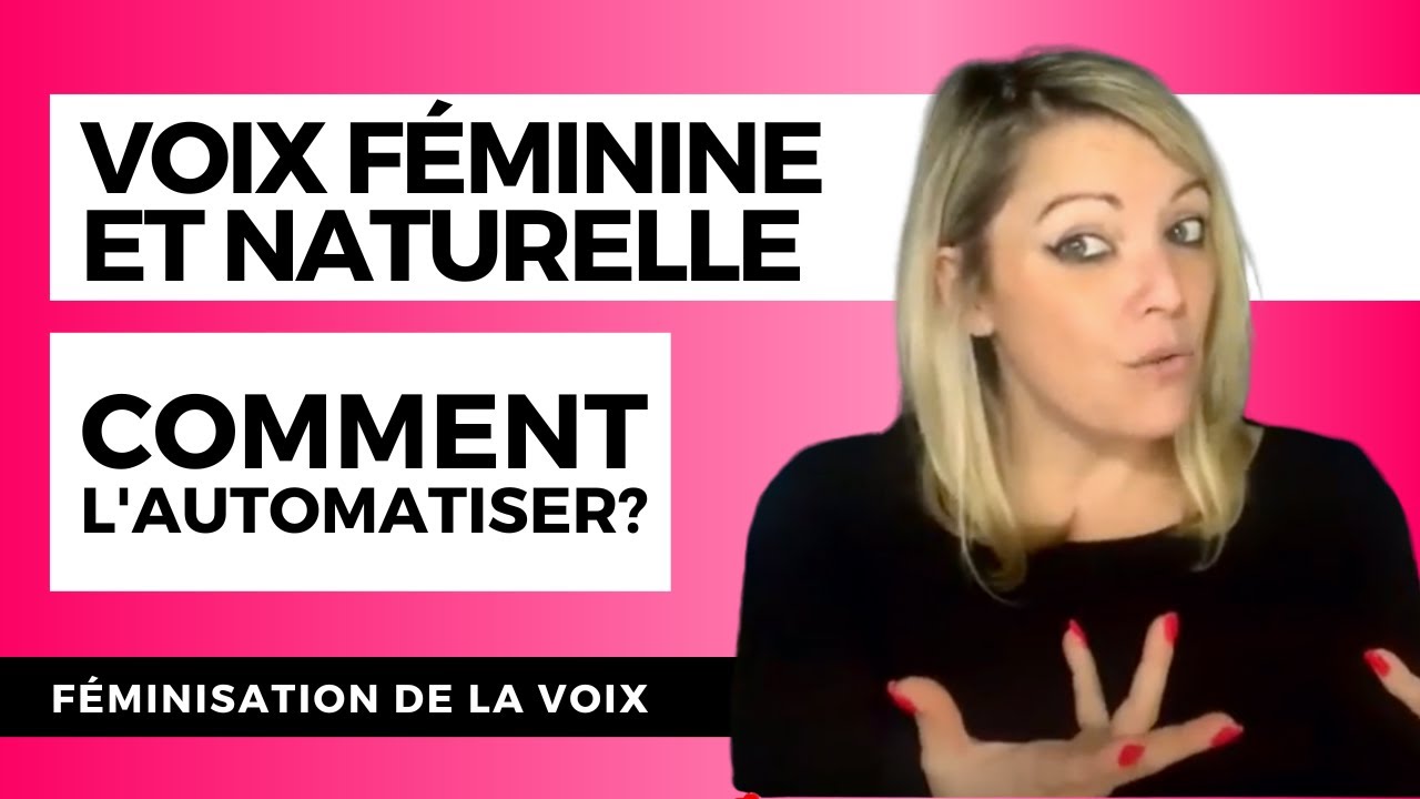AUTOMATISATION ET FÉMINISATION DE LA VOIX : comment obtenir une voix féminine et naturelle