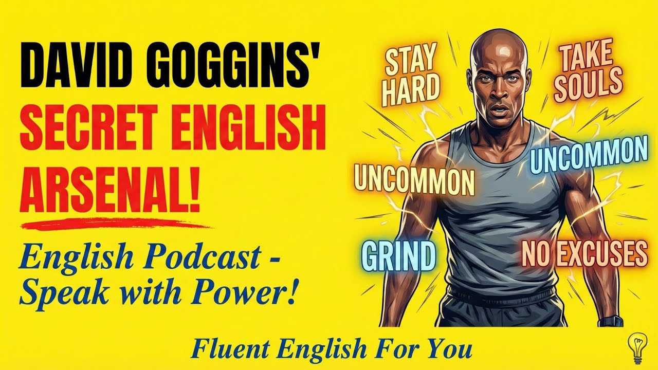 DAVID GOGGINS | The Secret English Phrases You NEED! | English Podcast 