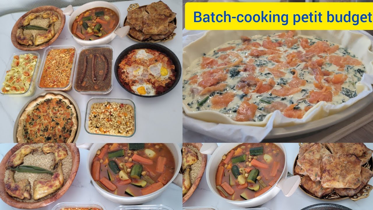 Batch-cooking petit budget 