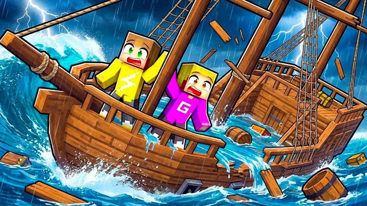 Ons Schip Zinkt In Minecraft 