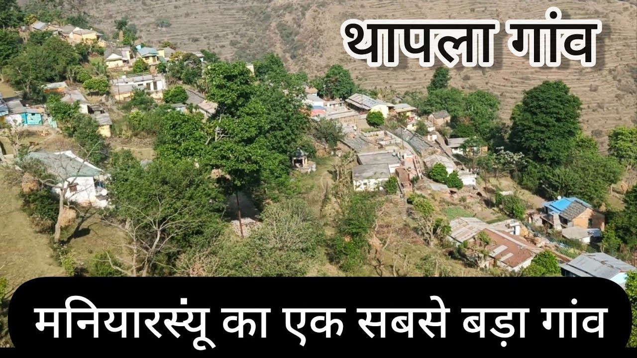 ||मनियारस्यूं का एक सबसे बड़ा गांव||थापला गांव (Thapla Village)||