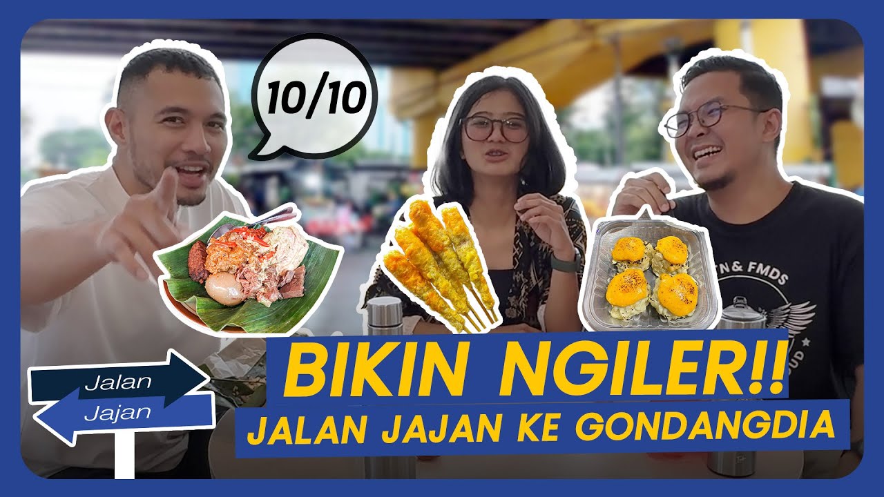 #JALANJAJAN  - MAKANAN VIRAL DI STASIUN GONDANGDIA || BIKIN NGILER‼️😋