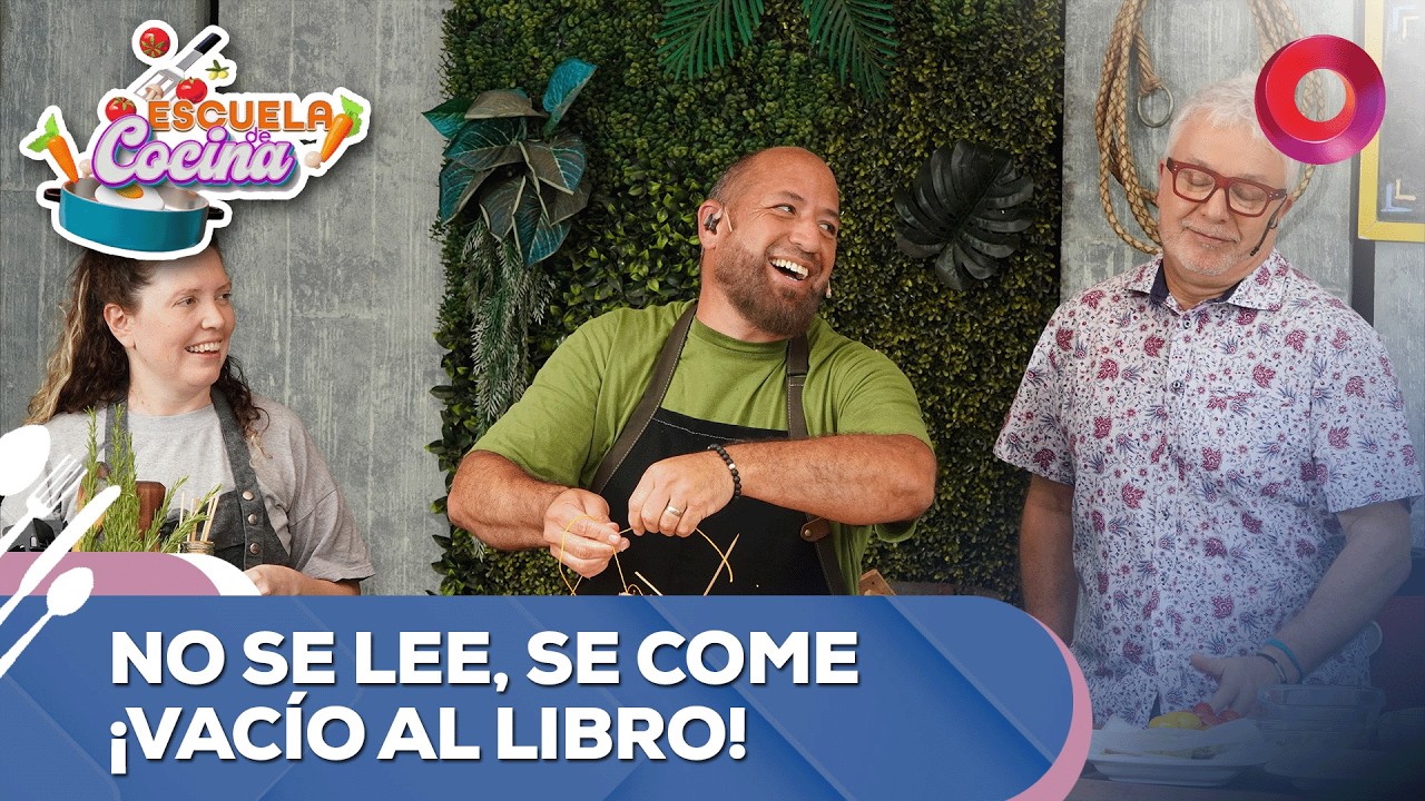 No se lee, se come ¡Vacío al libro! | #EscuelaDeCocina Completo - 12/02 - El Nueve